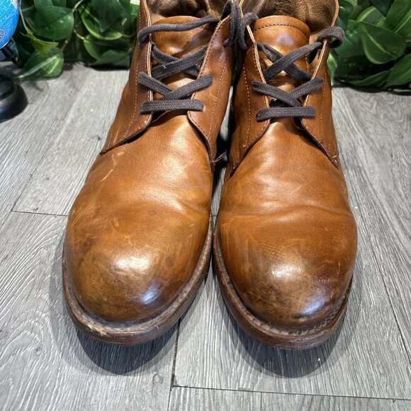 Frye Bowery Leather Mens Chukka Boots Sz 11 Tan Brown main image 7